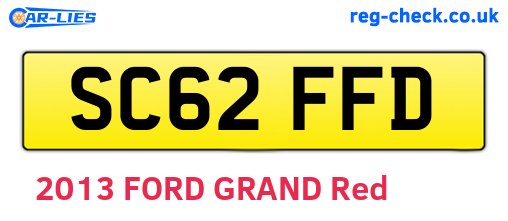 SC62FFD are the vehicle registration plates.
