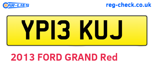 YP13KUJ are the vehicle registration plates.