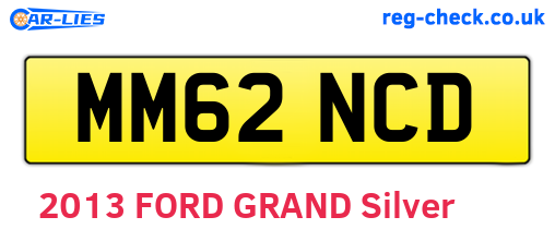 MM62NCD are the vehicle registration plates.