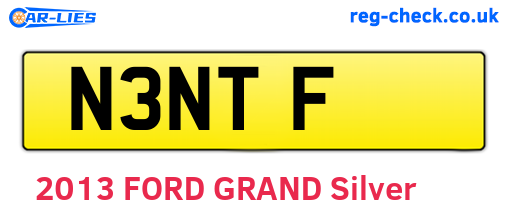 N3NTF are the vehicle registration plates.