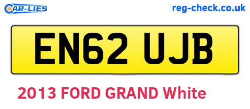 EN62UJB are the vehicle registration plates.
