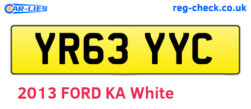 YR63YYC are the vehicle registration plates.