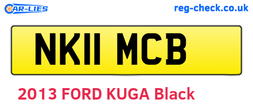 NK11MCB are the vehicle registration plates.
