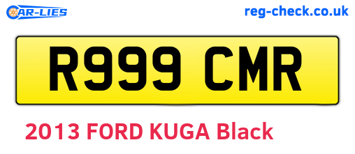 R999CMR are the vehicle registration plates.