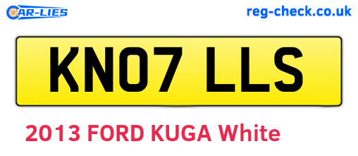 KN07LLS are the vehicle registration plates.