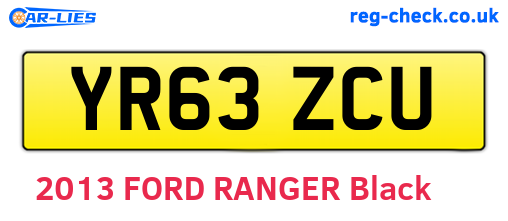 YR63ZCU are the vehicle registration plates.