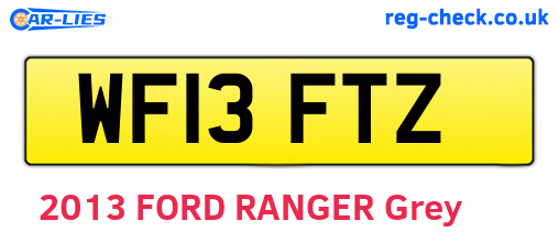 WF13FTZ are the vehicle registration plates.