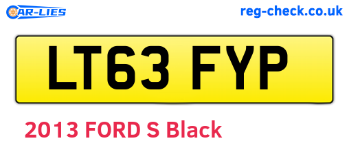 LT63FYP are the vehicle registration plates.