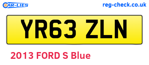 YR63ZLN are the vehicle registration plates.