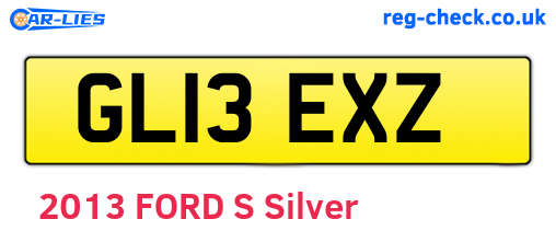 GL13EXZ are the vehicle registration plates.