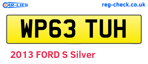 WP63TUH are the vehicle registration plates.