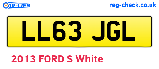 LL63JGL are the vehicle registration plates.