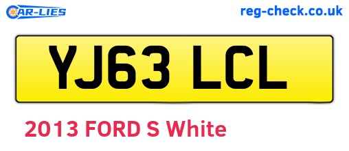 YJ63LCL are the vehicle registration plates.