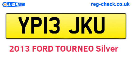 YP13JKU are the vehicle registration plates.