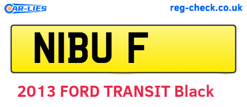 N1BUF are the vehicle registration plates.