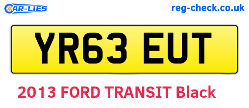 YR63EUT are the vehicle registration plates.