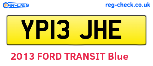 YP13JHE are the vehicle registration plates.