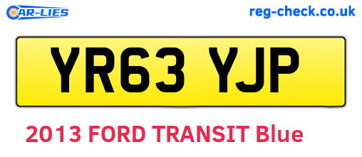 YR63YJP are the vehicle registration plates.