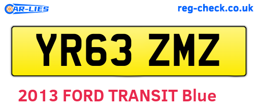 YR63ZMZ are the vehicle registration plates.