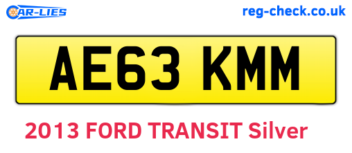 AE63KMM are the vehicle registration plates.