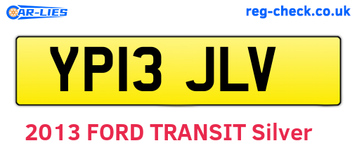 YP13JLV are the vehicle registration plates.