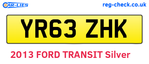 YR63ZHK are the vehicle registration plates.