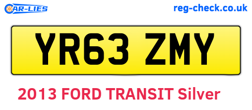 YR63ZMY are the vehicle registration plates.