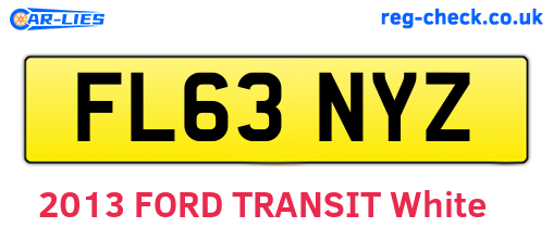 FL63NYZ are the vehicle registration plates.