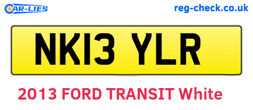 NK13YLR are the vehicle registration plates.