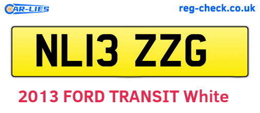 NL13ZZG are the vehicle registration plates.
