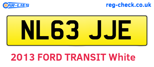 NL63JJE are the vehicle registration plates.