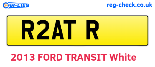 R2ATR are the vehicle registration plates.