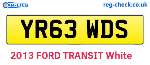 YR63WDS are the vehicle registration plates.