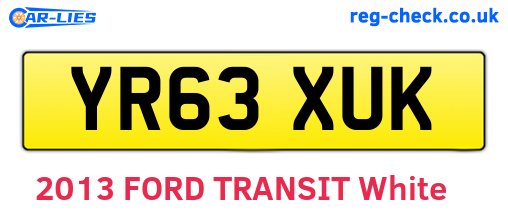 YR63XUK are the vehicle registration plates.