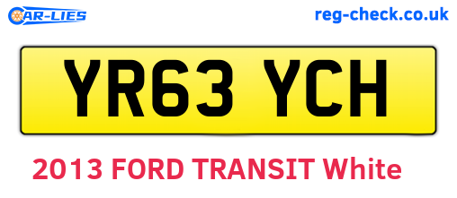 YR63YCH are the vehicle registration plates.