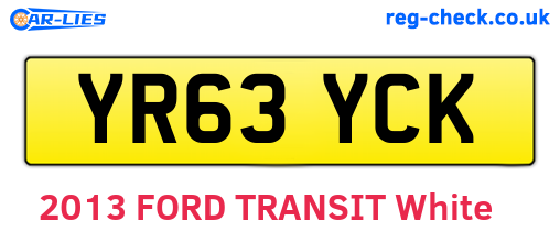 YR63YCK are the vehicle registration plates.