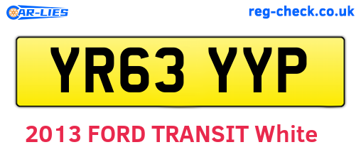 YR63YYP are the vehicle registration plates.