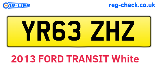 YR63ZHZ are the vehicle registration plates.