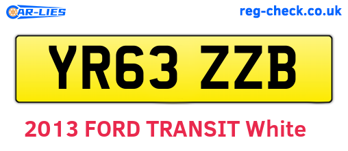 YR63ZZB are the vehicle registration plates.