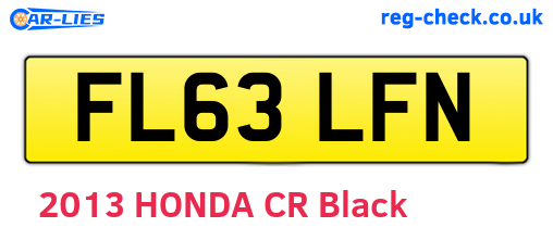 FL63LFN are the vehicle registration plates.