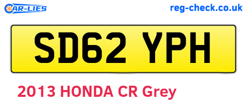 SD62YPH are the vehicle registration plates.