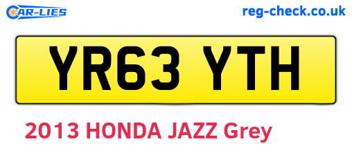 YR63YTH are the vehicle registration plates.