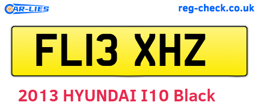 FL13XHZ are the vehicle registration plates.