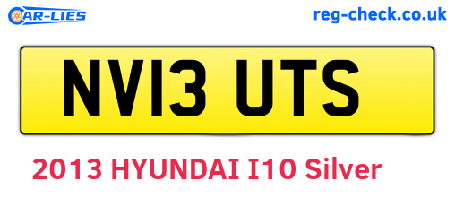 NV13UTS are the vehicle registration plates.