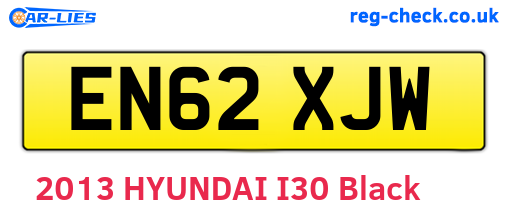 EN62XJW are the vehicle registration plates.