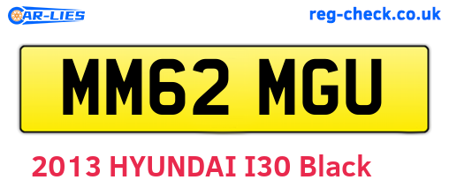 MM62MGU are the vehicle registration plates.