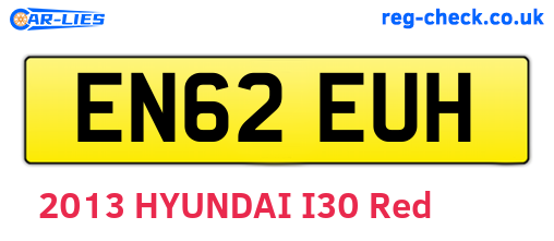 EN62EUH are the vehicle registration plates.