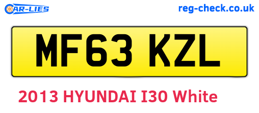 MF63KZL are the vehicle registration plates.