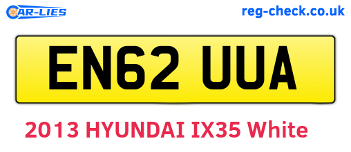 EN62UUA are the vehicle registration plates.