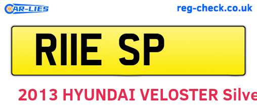 R11ESP are the vehicle registration plates.
